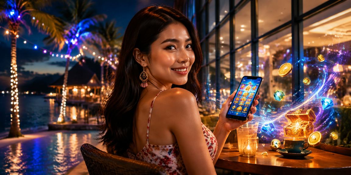 Pengguna mengakses platform taruhan sukan winlah melalui telefon pintar di Langkawi